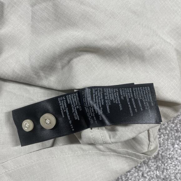 North Face Button Up Shirt Mens Medium Vented Mesh Pockets Utility Outdoors - Picture 8 of 16